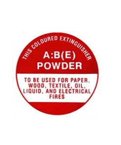 Fire Extinguisher Identification Sign to suit AB:E Fire Extinguisher